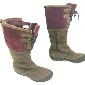 Stunning UGG Boots Belcloud Size 7 Eggplant RARE!